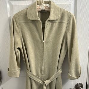 Women’s Vintage BUTTE KNIT Dress with belt Union made Sage green w/pockets